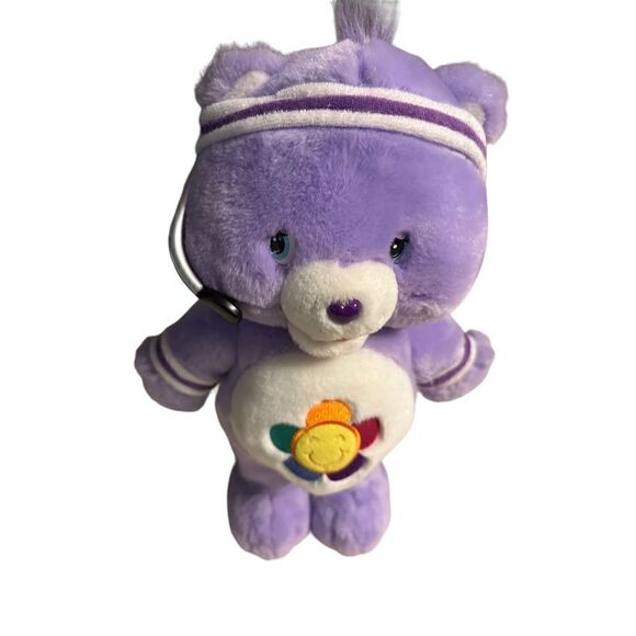 Care Bears Plush Fit n Fun Harmony Bear Exercise Purple Talking Sings Works - Picture 3 of 10